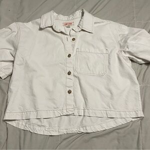 Lone Star white Denim Jacket shirt